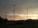 K7XC Antennas at Sunset